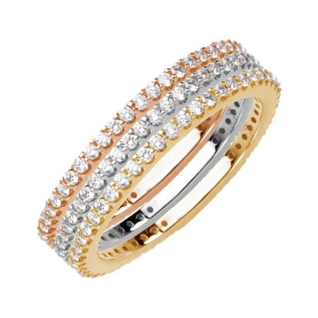 Dainty Diamond Stacking Band