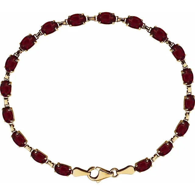 Classic Natural Gemstone Bracelet