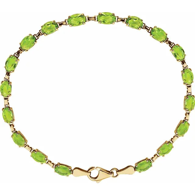 Classic Natural Gemstone Bracelet