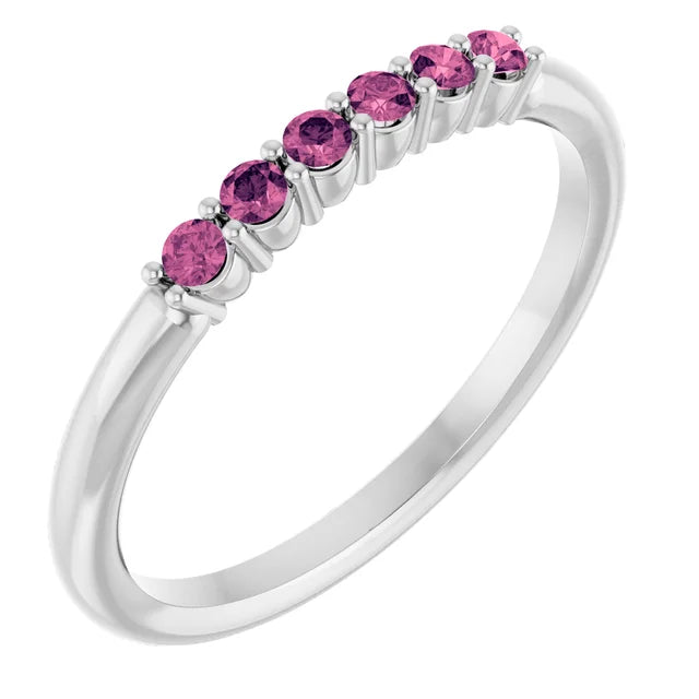 Dainty Gemstone Stacking Ring