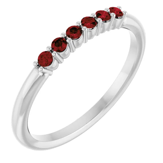 Dainty Gemstone Stacking Ring