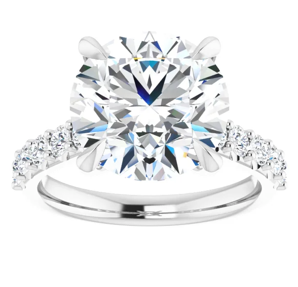 Showstopper (5ct.) Platinum Pave Engagement Ring